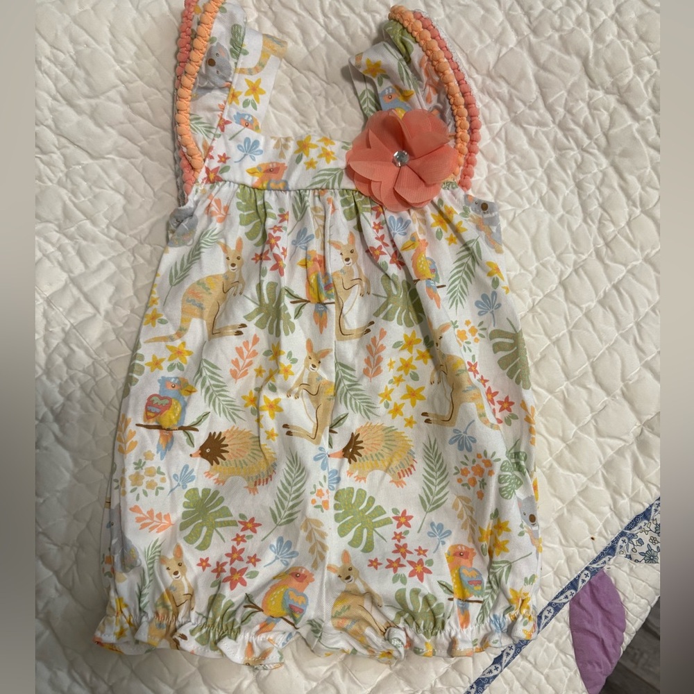 Good Lad, romper, EUC, 6 months, snap closure on bottom, buttons on back
